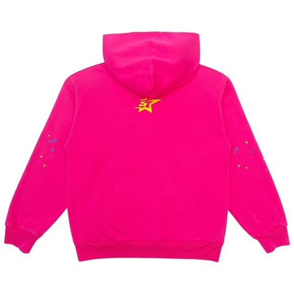 Sp5der P*NK Hoodie Sweatshirt Pink Black | Spider Worldwide - Picture 2 of 6
